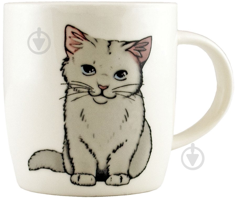 Чашка Keramia Glossary Cat 415 мл 21-279-078 - фото 1 Чашка Keramia Glossary Cat 415 мл 21-279-078 - фото 1