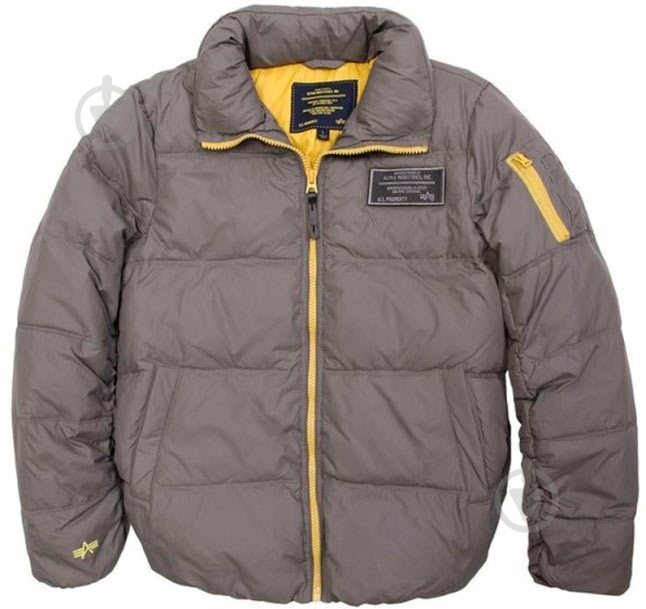 Куртка мужская зимняя Alpha Industries ICE VAPOR AL-IND-IC-VAP-GR р.M серая - фото 1