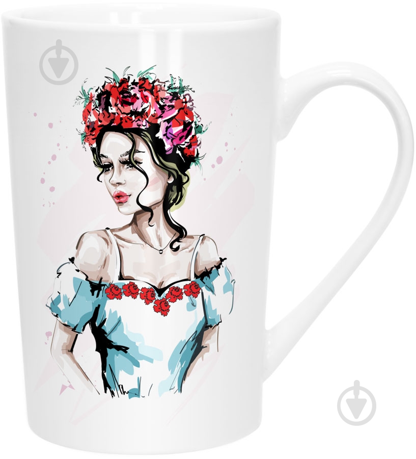 Чашка Keramia Модная девушка 390 мл 21-279-081 - фото 1 Чашка Keramia Модная девушка 390 мл 21-279-081 - фото 1