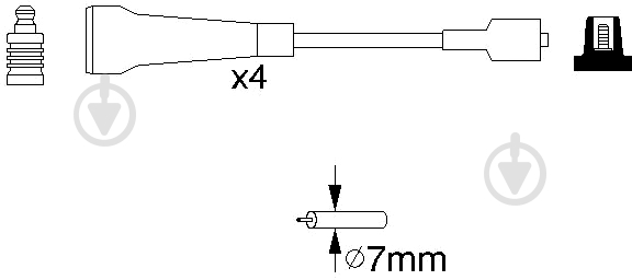 Старт-кабель Bosch 986356967 A м - фото 6