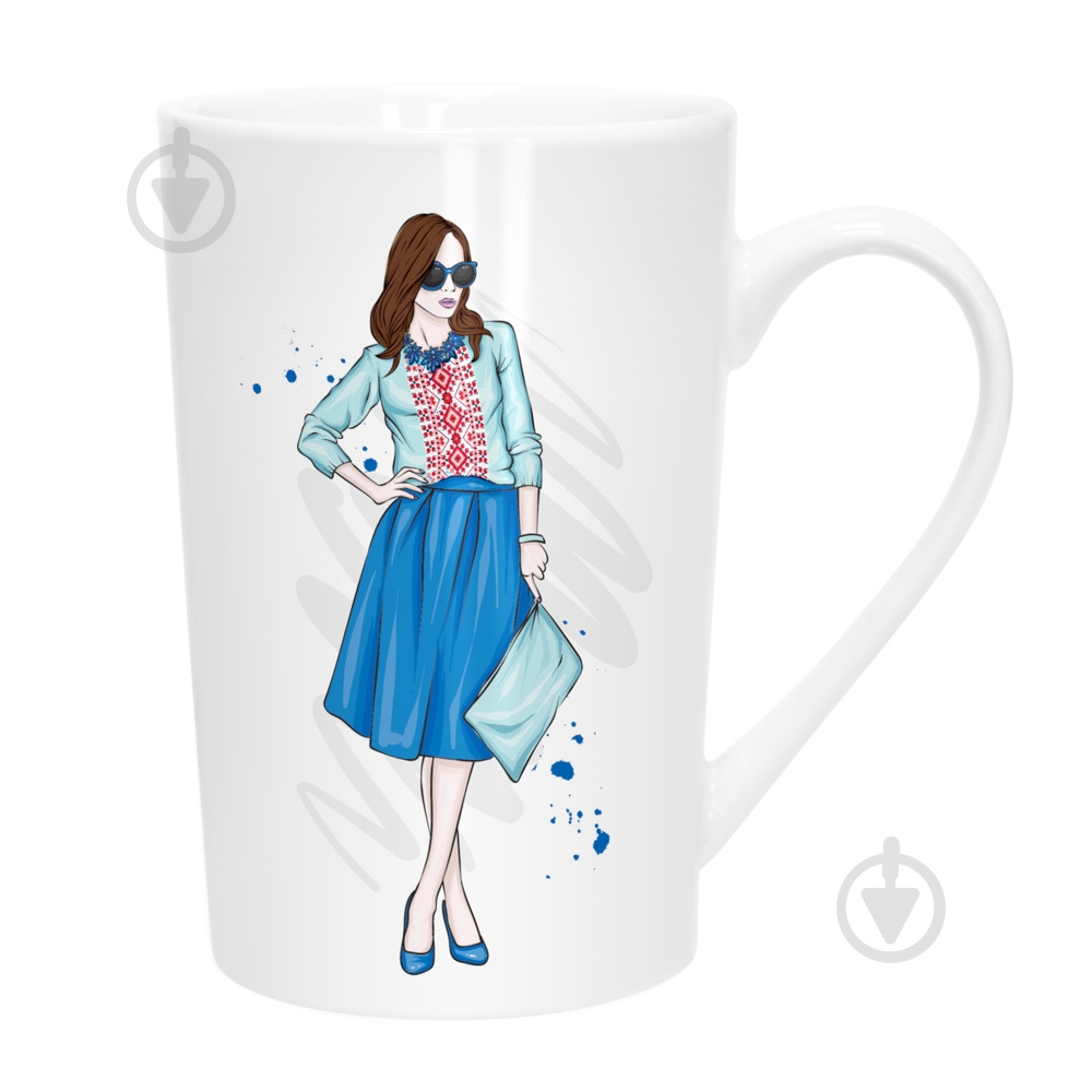 Чашка Keramia Модная девушка 390 мл 21-279-082 - фото 1