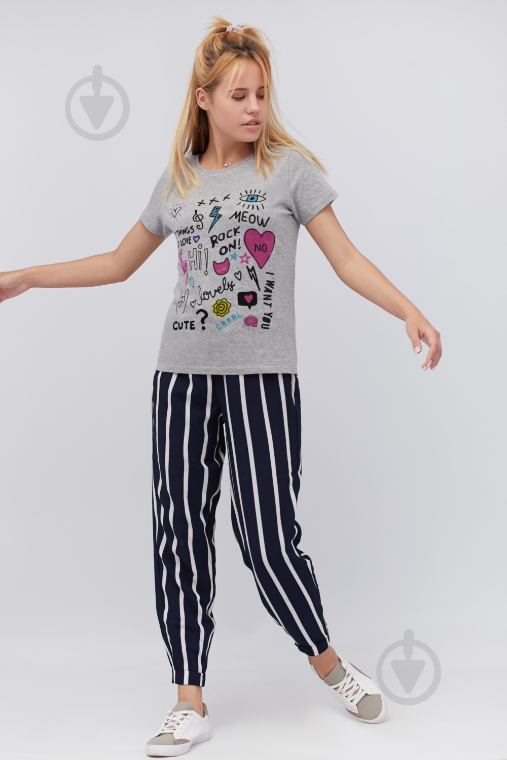 Футболка YAPPI Basic WG1049 р.S серый - фото 2 Футболка YAPPI Basic WG1049 р.S серый - фото 2