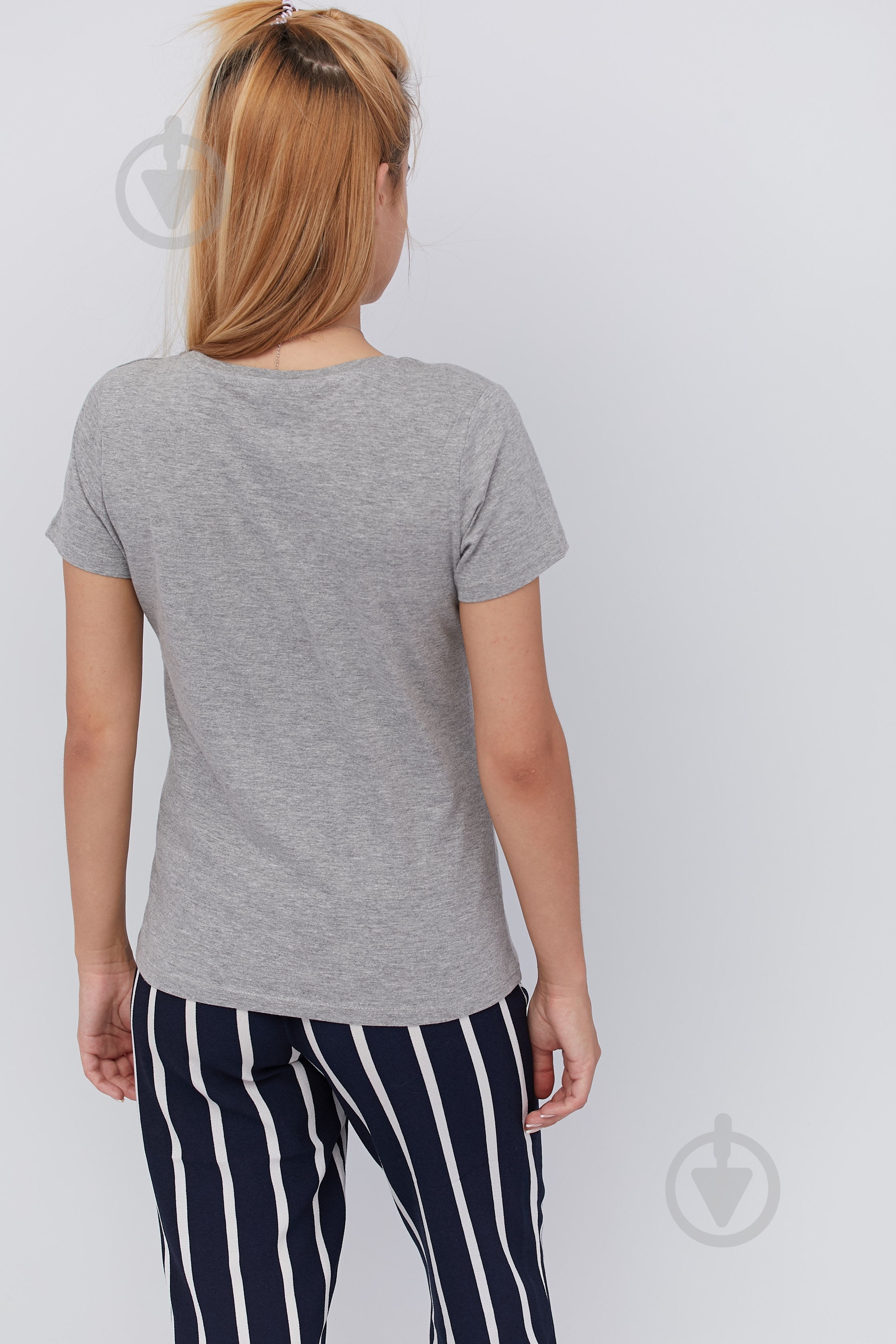 Футболка YAPPI Basic WG1049 р.S серый - фото 3 Футболка YAPPI Basic WG1049 р.S серый - фото 3