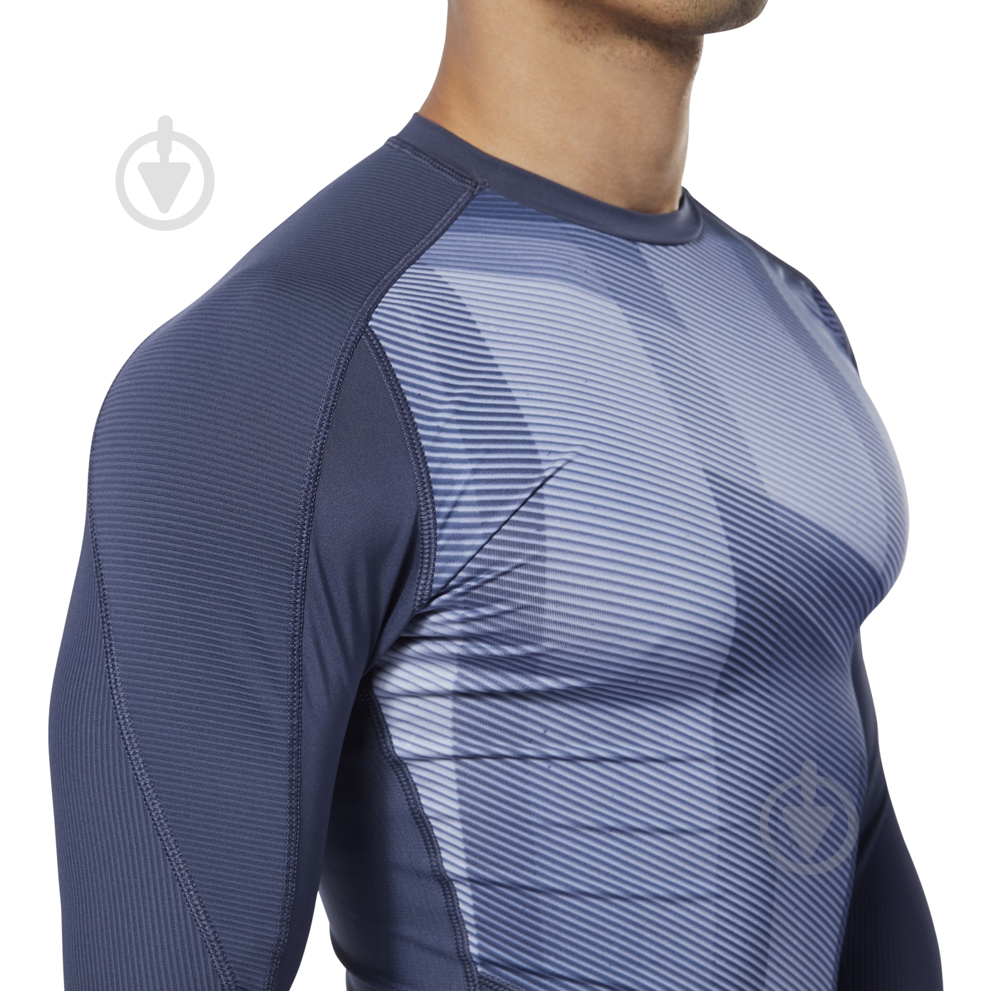 Футболка Reebok OST LS Comp Tee - P EC0958 р.L темно-синій - фото 3