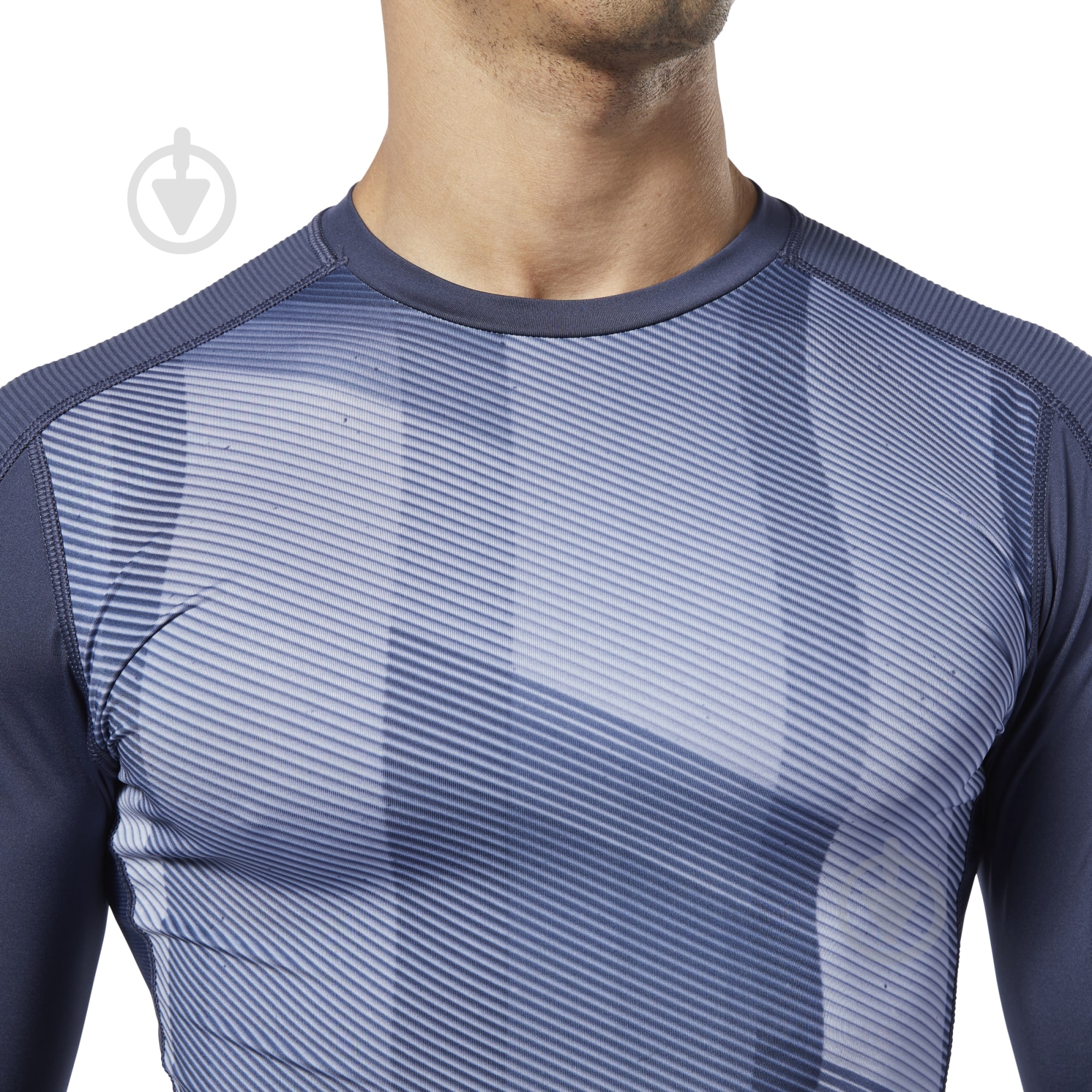 Футболка Reebok OST LS Comp Tee - P EC0958 р.L темно-синій - фото 5