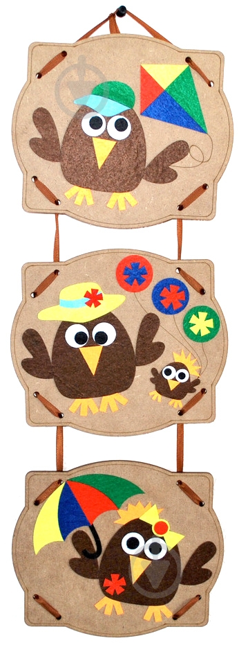 Набор для творчества Аплі Краплі Апликация Вороны - фото 2