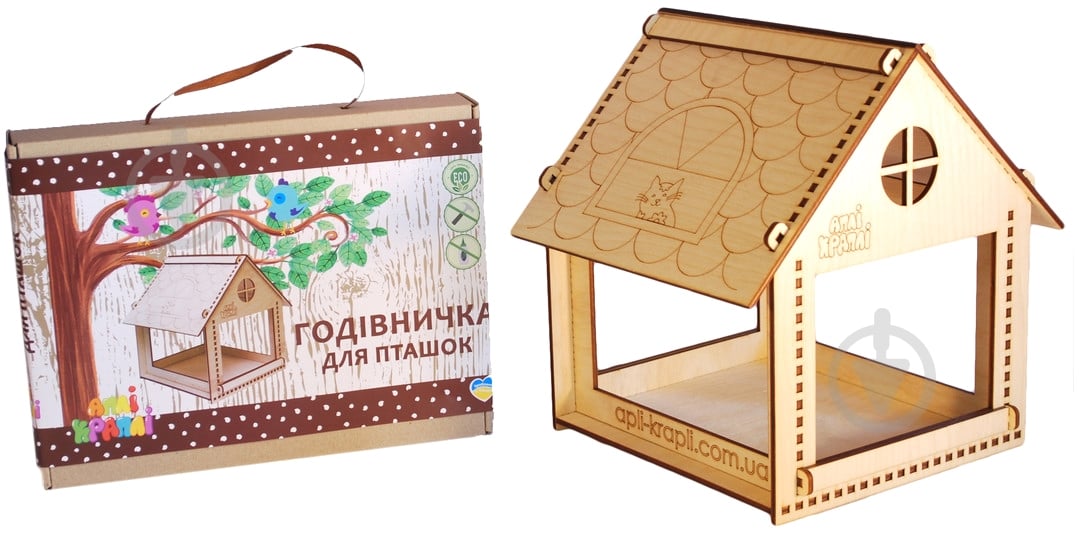 Набор для творчества Кормушка для птиц Аплі Краплі - фото 3