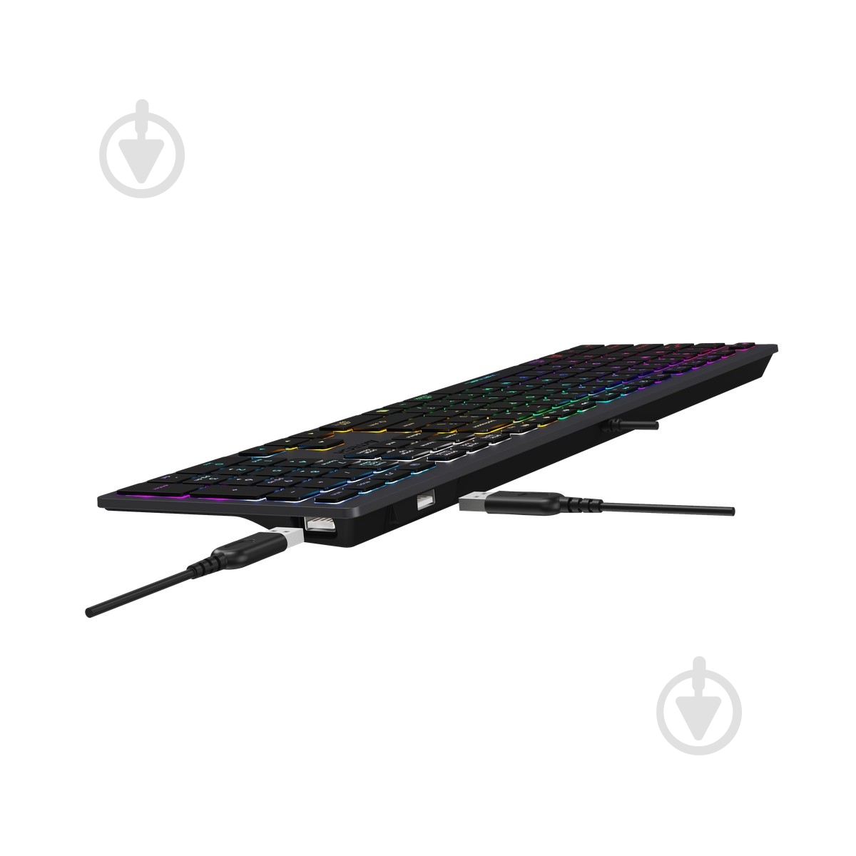 Клавиатура A4Tech (FX60H USB (Grey) Neon backlit) с ножничными переключателями Fstyler grey - фото 8