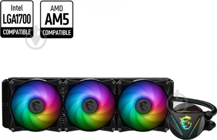 Система водного охлаждения MSI MAG CoreLiquid 360R V2 - фото 4 Система водного охлаждения MSI MAG CoreLiquid 360R V2 - фото 4
