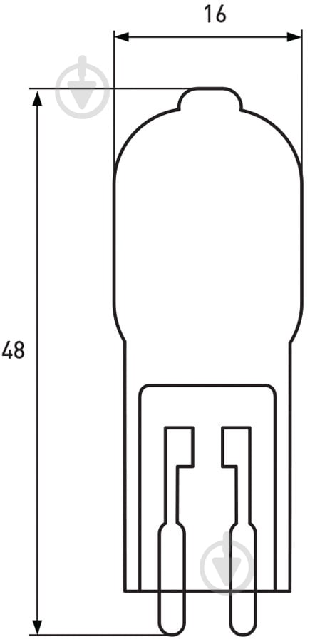 Лампа світлодіодна Eurolamp 3 Вт капсульна матова G9 220 В 4000 К LED-G9-0340(220) - фото 3