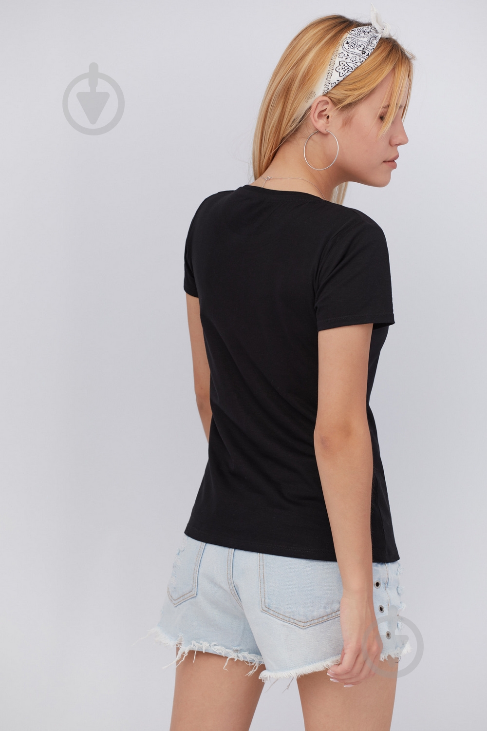 Футболка YAPPI Basic WB1017 р.XL черный - фото 3 Футболка YAPPI Basic WB1017 р.XL черный - фото 3