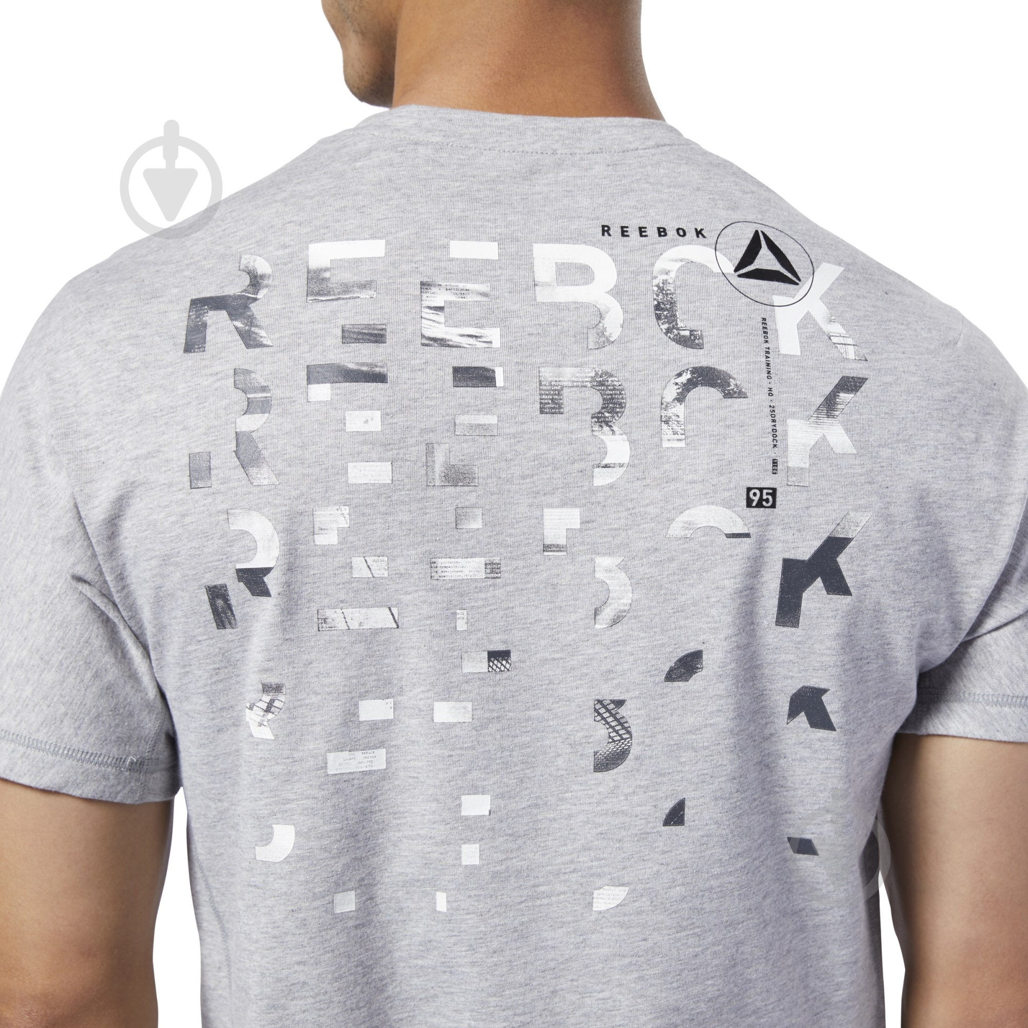 Футболка Reebok OST Speedwick Graph EC1024 р.S серый - фото 5