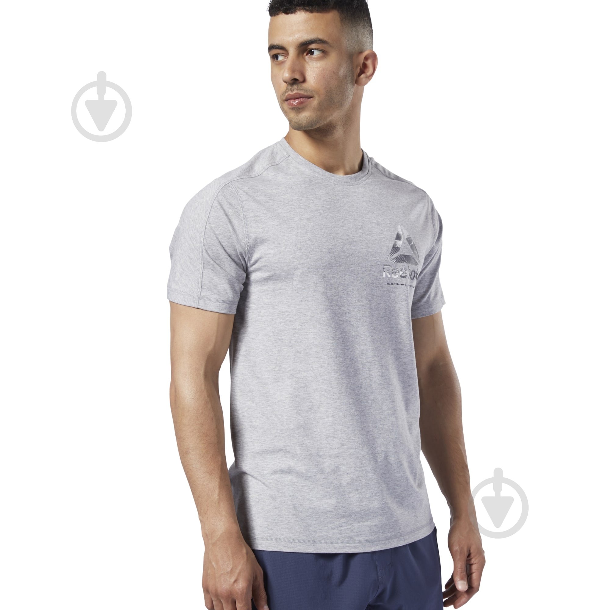 Футболка Reebok OST Speedwick Graph EC1024 р.XL серый - фото 1