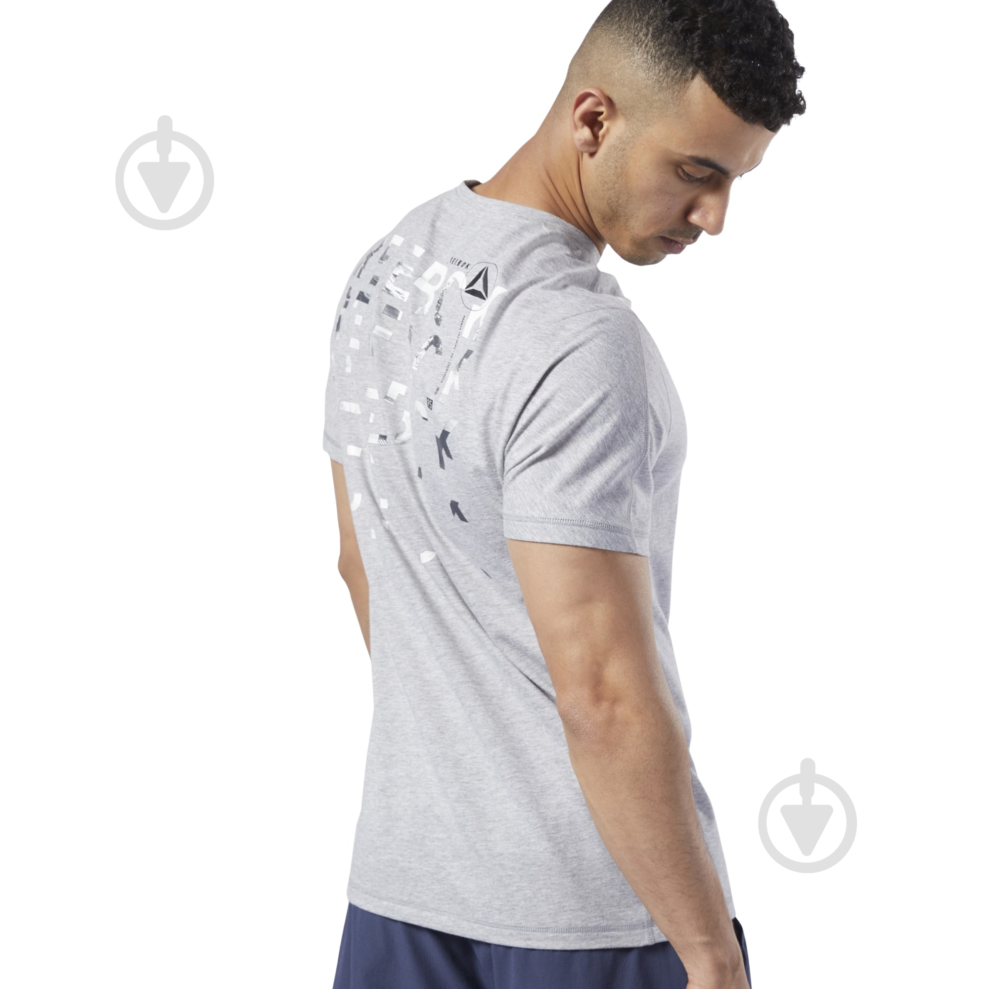 Футболка Reebok OST Speedwick Graph EC1024 р.XL серый - фото 2