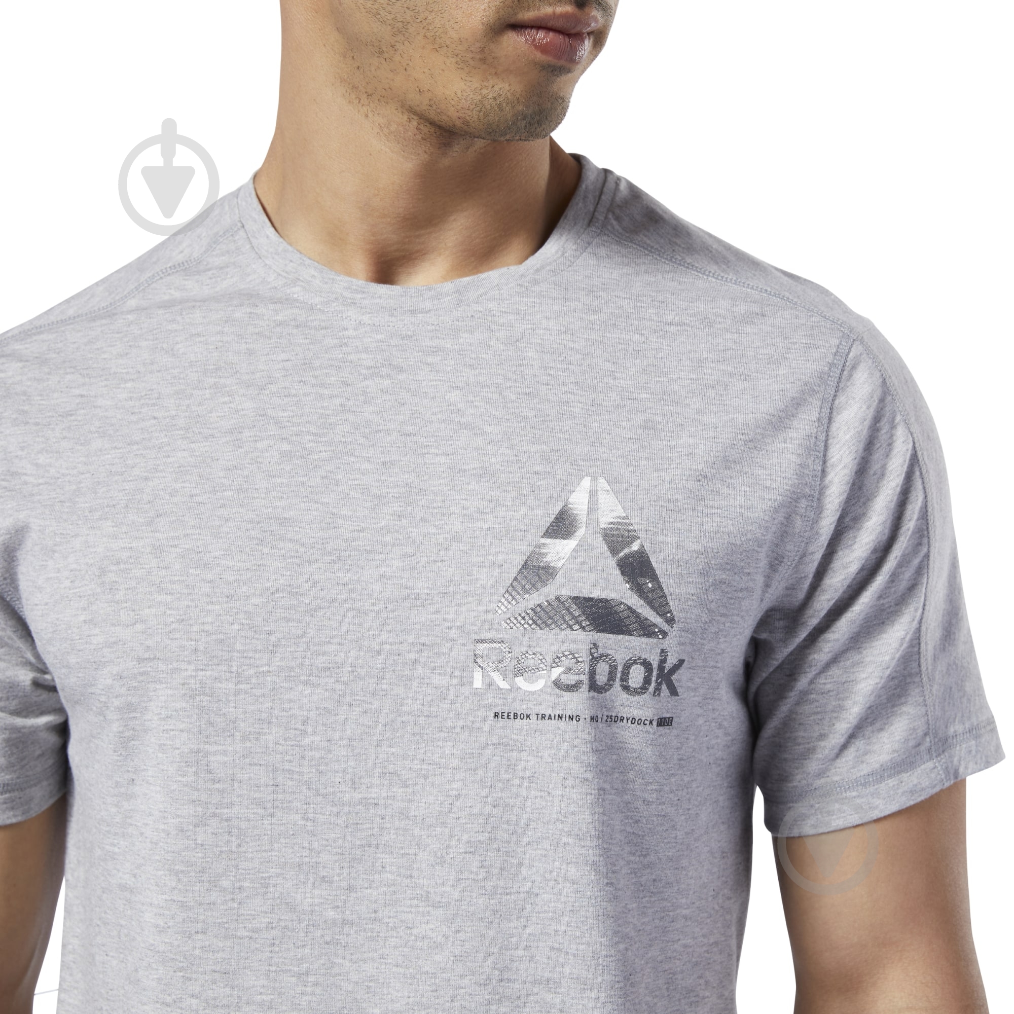 Футболка Reebok OST Speedwick Graph EC1024 р.XL серый - фото 3