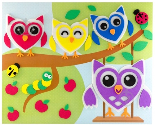 Набір для творчості Аплі Краплі Аплікація Совушки - фото 3