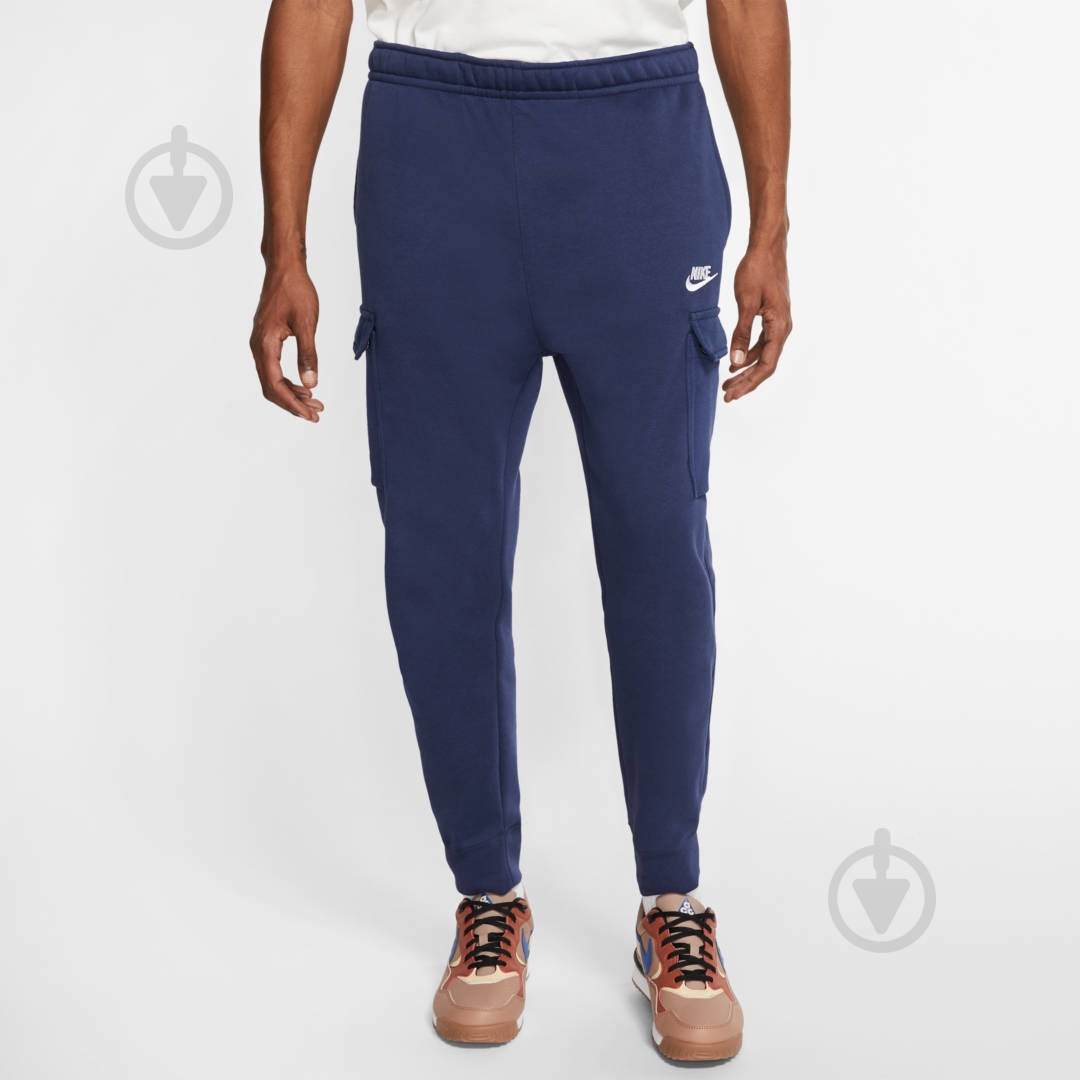 Брюки Nike M NSW CLUB PANT CARGO BB CD3129-410 р. XL синий - фото 1