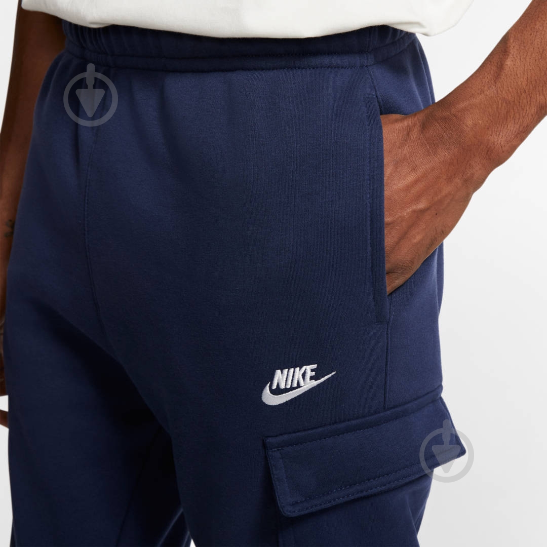 Брюки Nike M NSW CLUB PANT CARGO BB CD3129-410 р. XL синий - фото 3