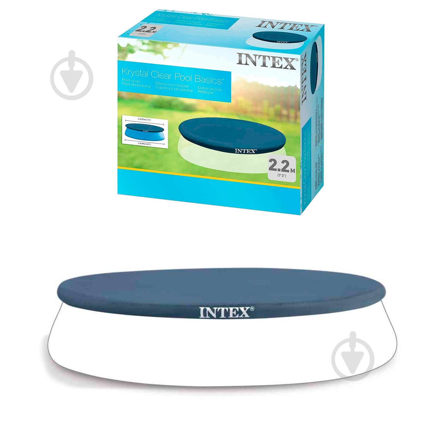 Чехол Intex 28020 для наливного круглого бассейна 244 см - фото 1 Чехол Intex 28020 для наливного круглого бассейна 244 см - фото 1