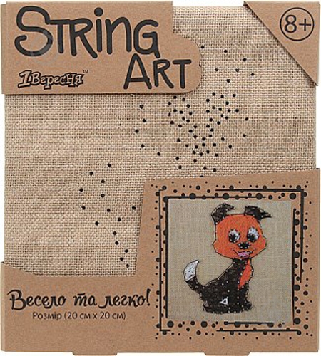 Набор для творчества Стринг-арт Собака 952907 - фото 1