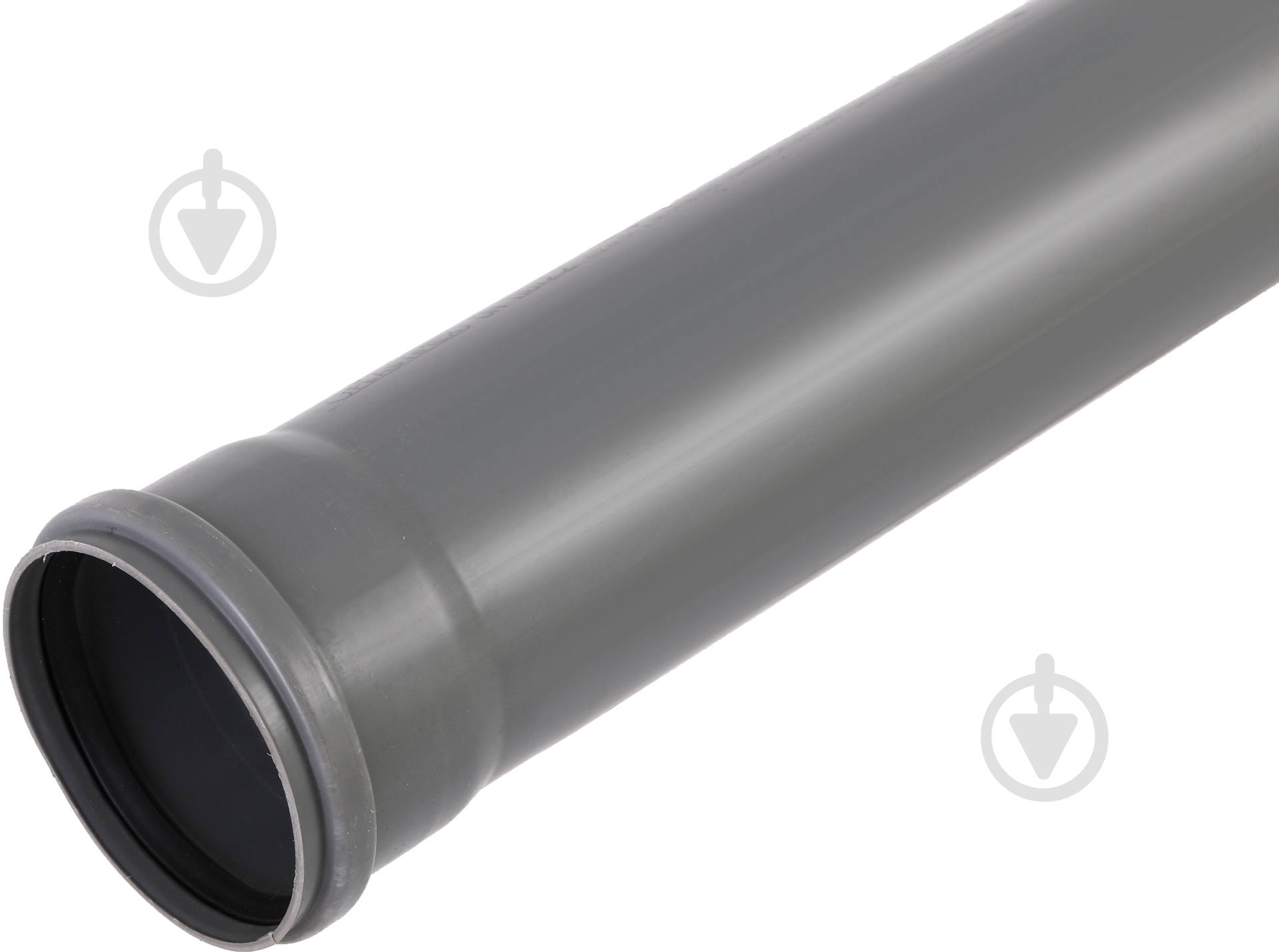 Труба канализационная с раструбом Plastimex ПВХ 110х3000 - фото 1