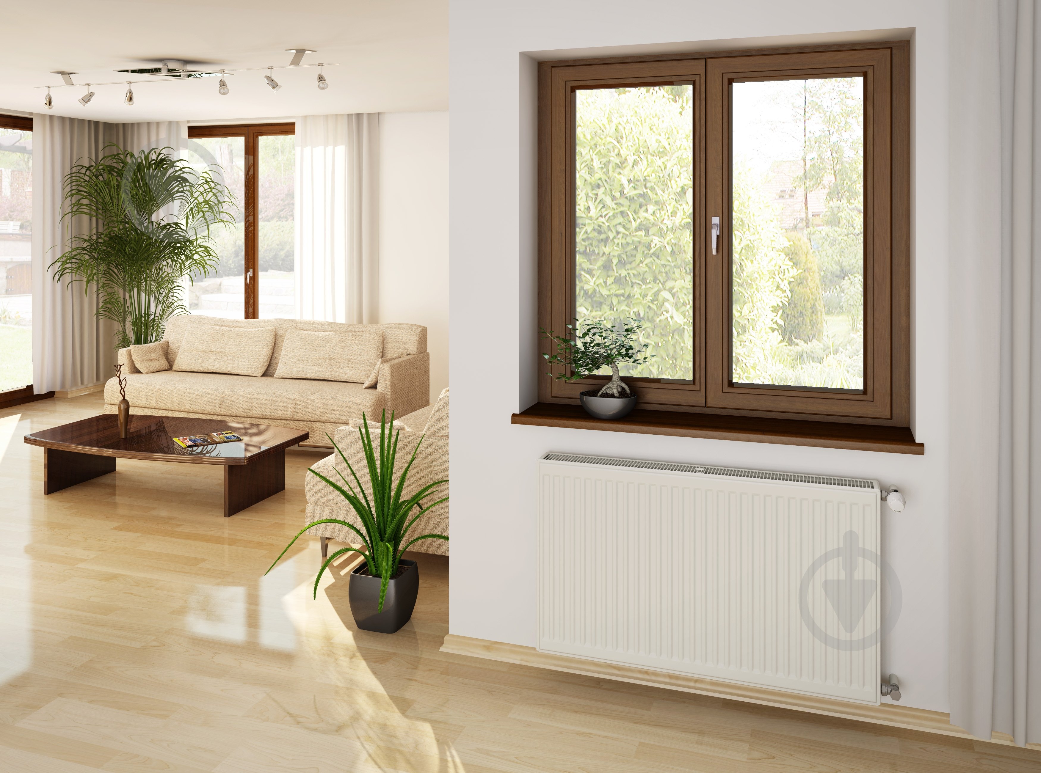 Радіатор сталевий Hi-Therm 600*22*600 бок - фото 2 Радіатор сталевий Hi-Therm 600*22*600 бок - фото 2