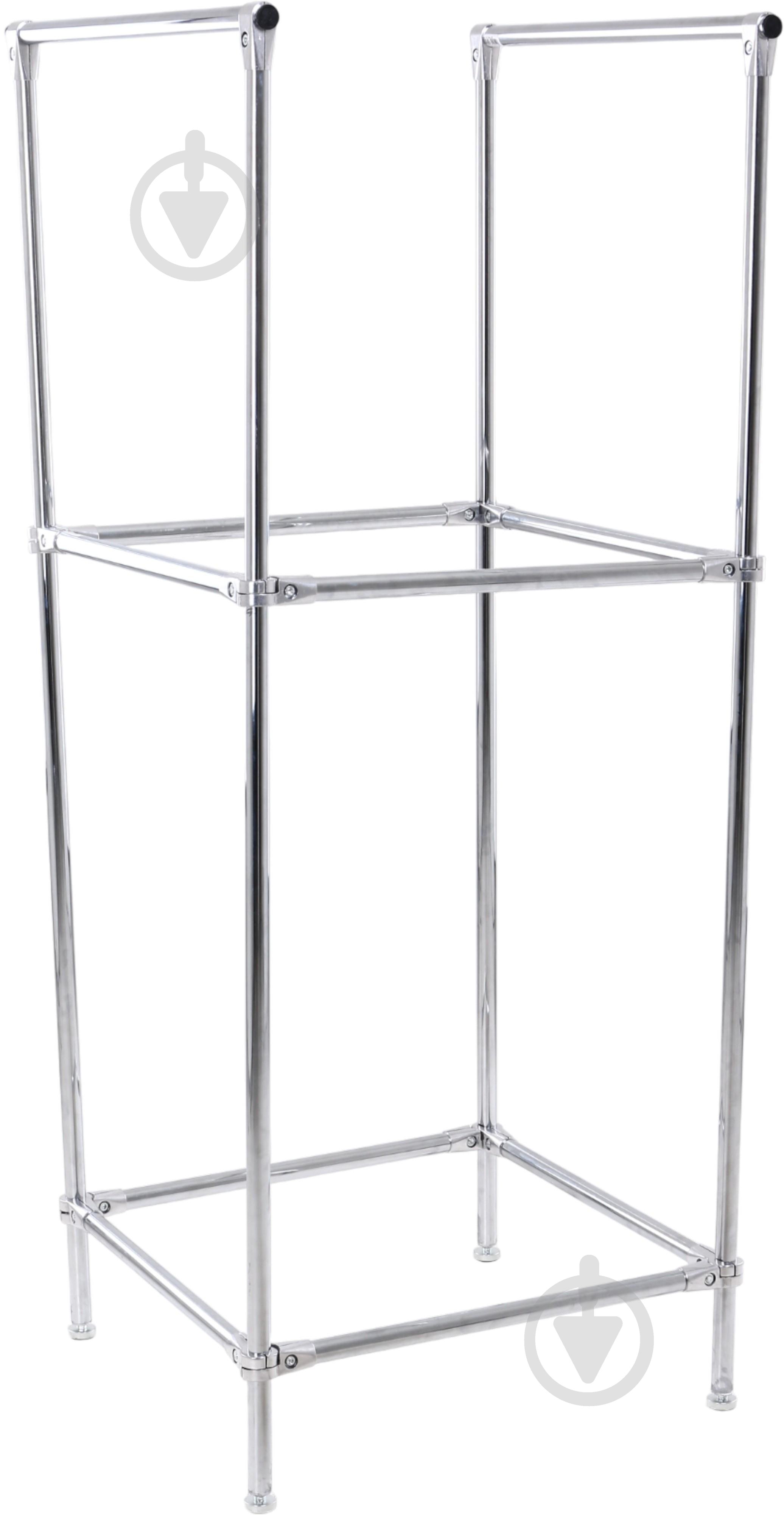 Стеллаж для хранения шин и колес 1500x550x500 мм хром металл - фото 6 Стеллаж для хранения шин и колес 1500x550x500 мм хром металл - фото 6