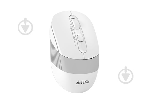 Мышка A4Tech беспроводная бесшумная Fstyler white (FB10CS (Grayish White)) - фото 5