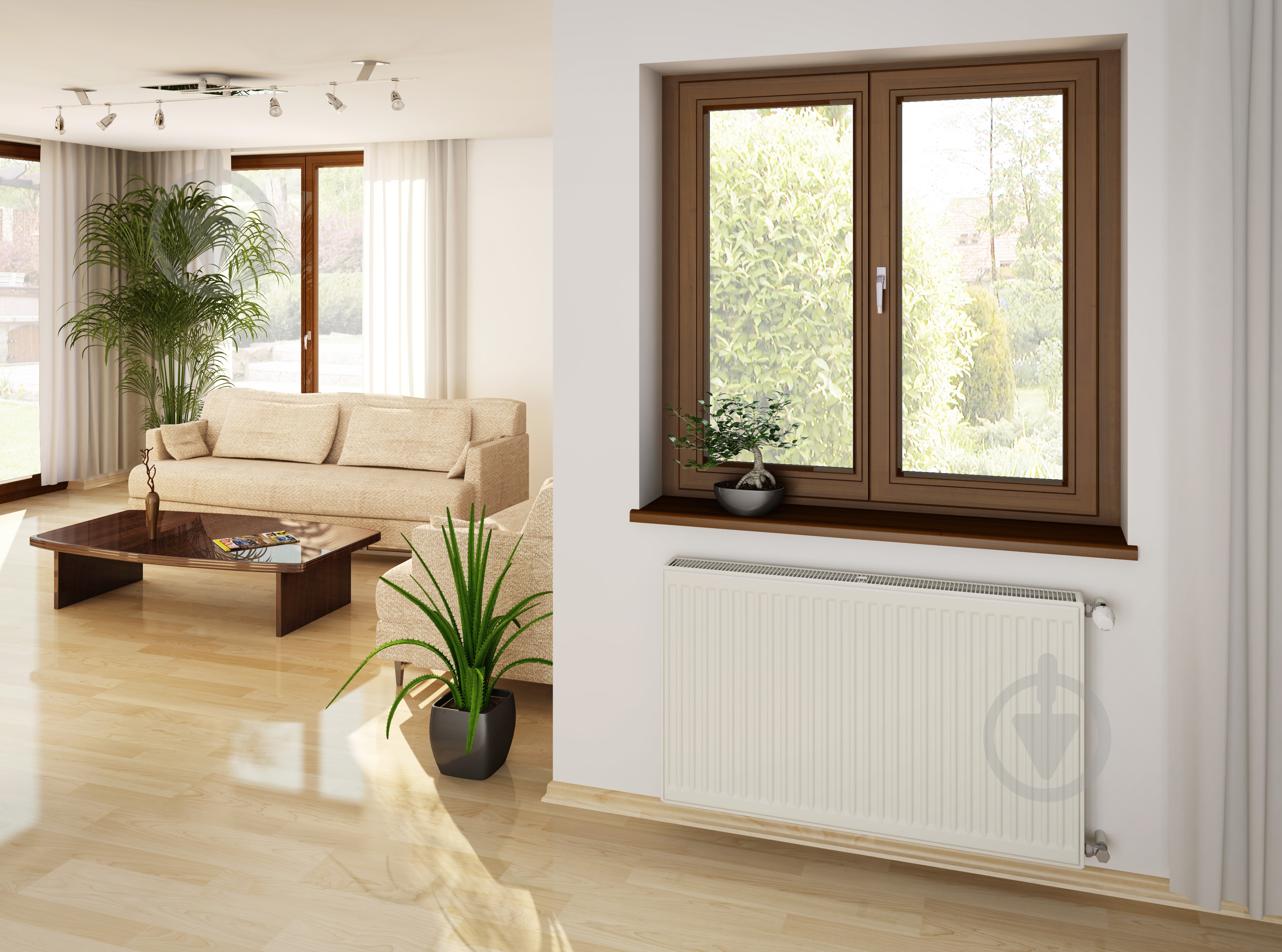 Радиатор стальной Hi-Therm 600*22*800 бок - фото 2
