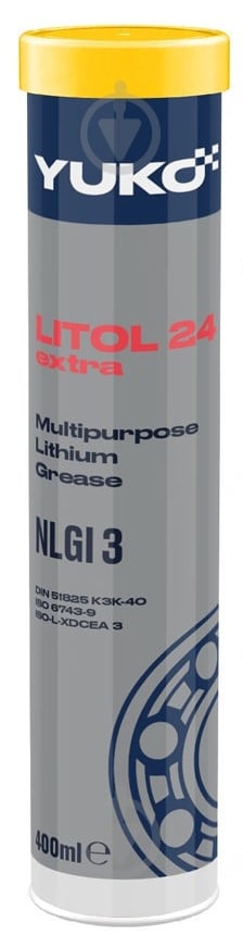 Смазка YUKO (VUKO) ЛИТОЛ-24 400 мл - фото 1 Смазка YUKO (VUKO) ЛИТОЛ-24 400 мл - фото 1