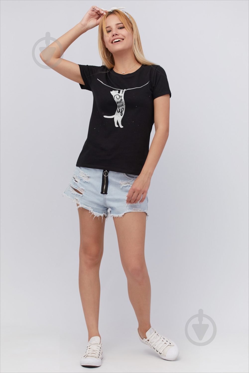 Футболка YAPPI Basic WB1040 р.L черный - фото 2 Футболка YAPPI Basic WB1040 р.L черный - фото 2