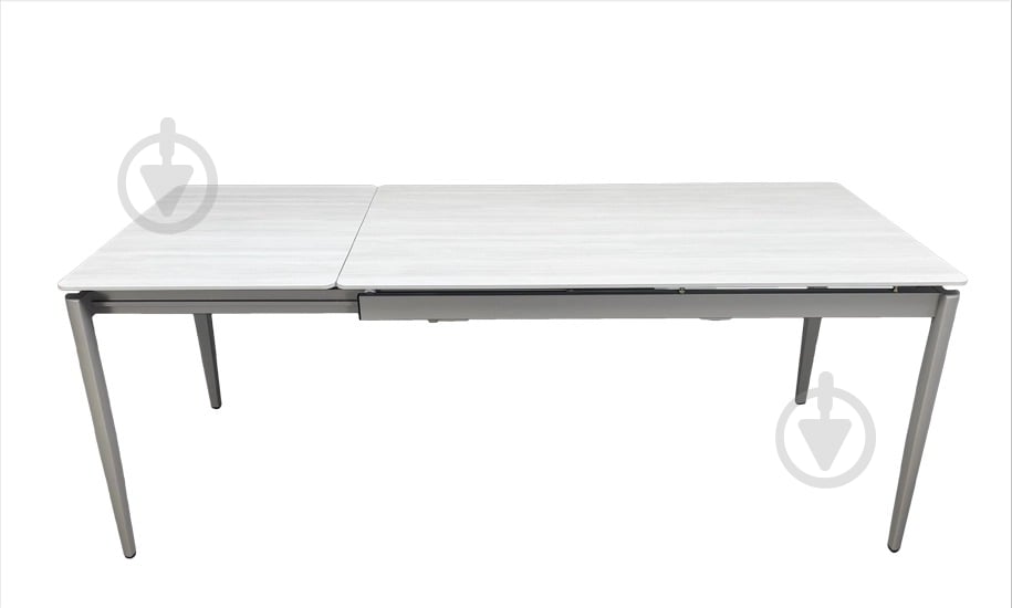 Стол обеденный Prestol Хит 1400(2000)x800x750мм бежевый/серый - фото 4