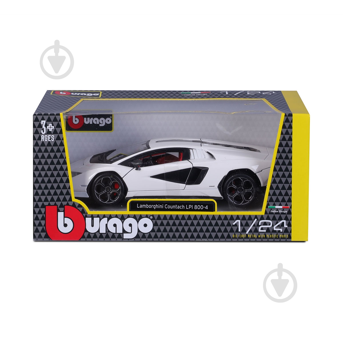 Автомодель Bburago 1:24 Lamborghini Countach LPI 800-4 18-21102 - фото 2 Автомодель Bburago 1:24 Lamborghini Countach LPI 800-4 18-21102 - фото 2