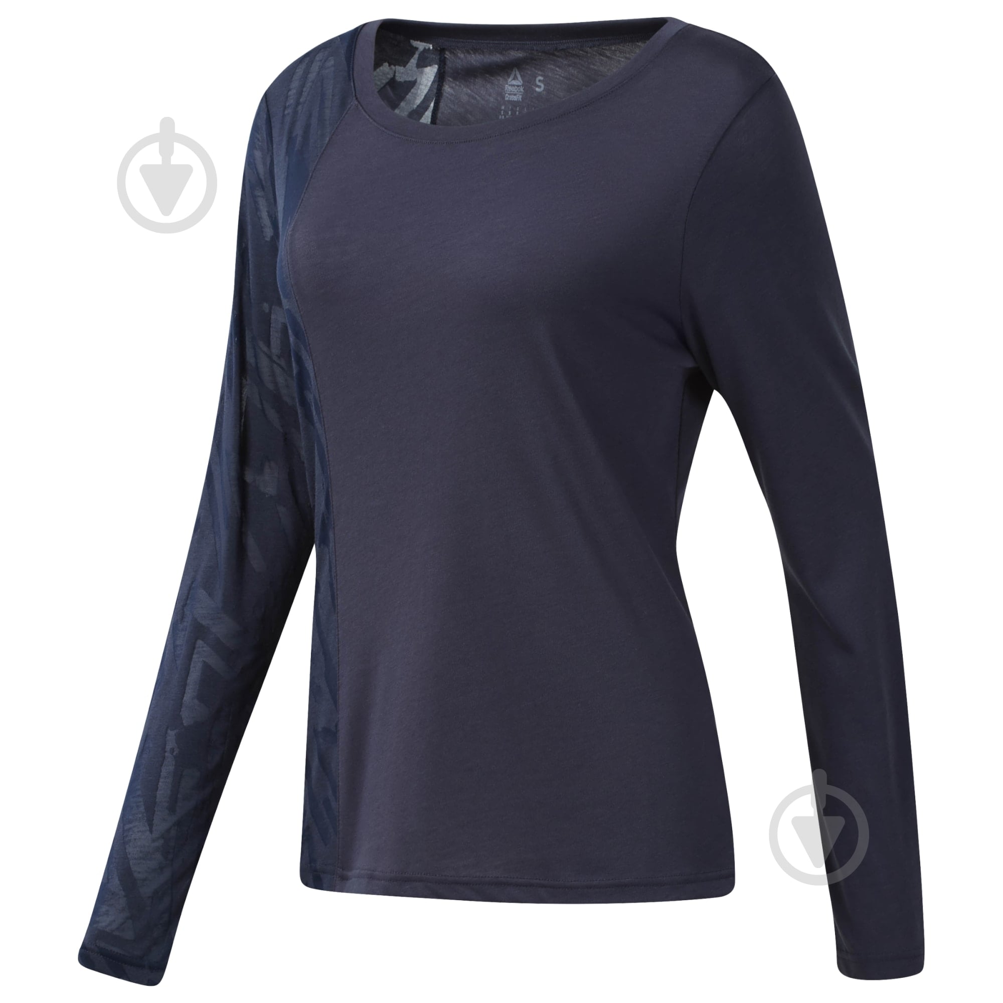 Футболка Reebok RC Burnout LS Tee EC1421 р.S темно-синій - фото 6