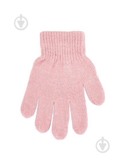Рукавички YO! р.14 пудра - фото 1