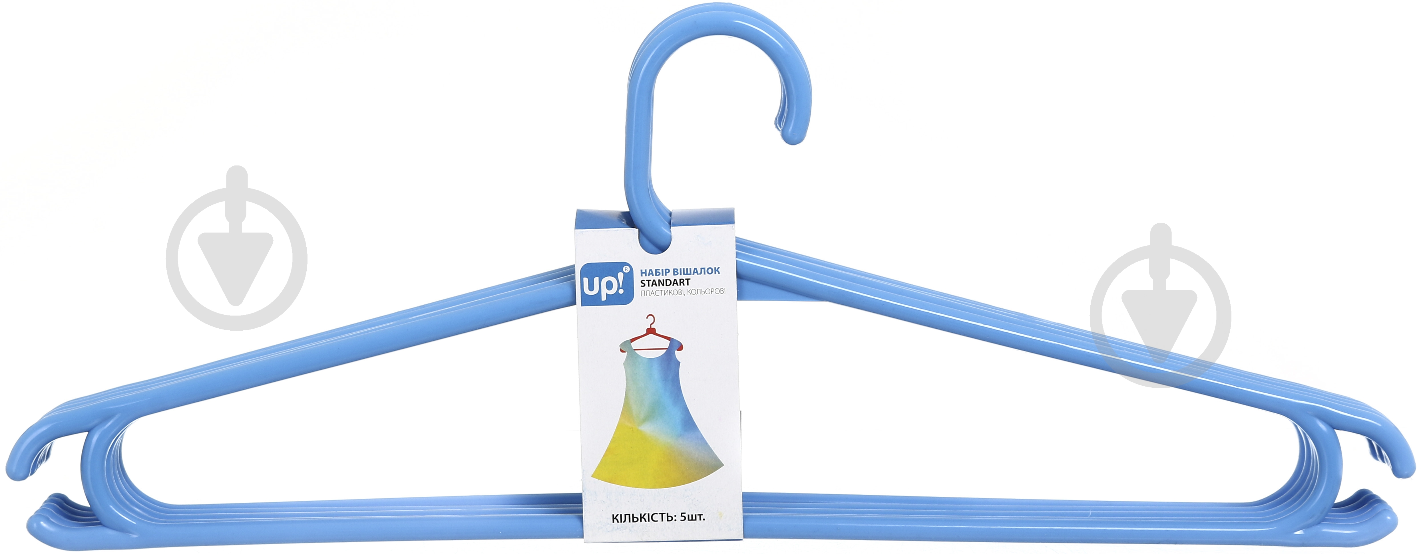Набір плічок UP! (Underprice) рожевий 45 см пластик різнокольоровий 5 шт. - фото 7