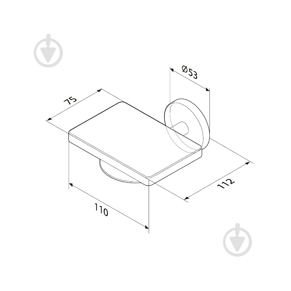 Мыльница AM.PM A85A34222 X-Joy - фото 8
