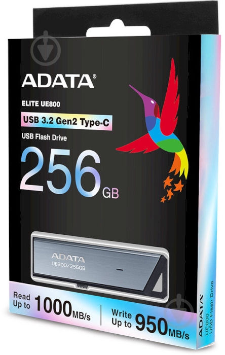 Флеш-память ADATA 256 ГБ USB Type-C silver (AELI-UE800-256G-CSG) - фото 9 Флеш-память ADATA 256 ГБ USB Type-C silver (AELI-UE800-256G-CSG) - фото 9