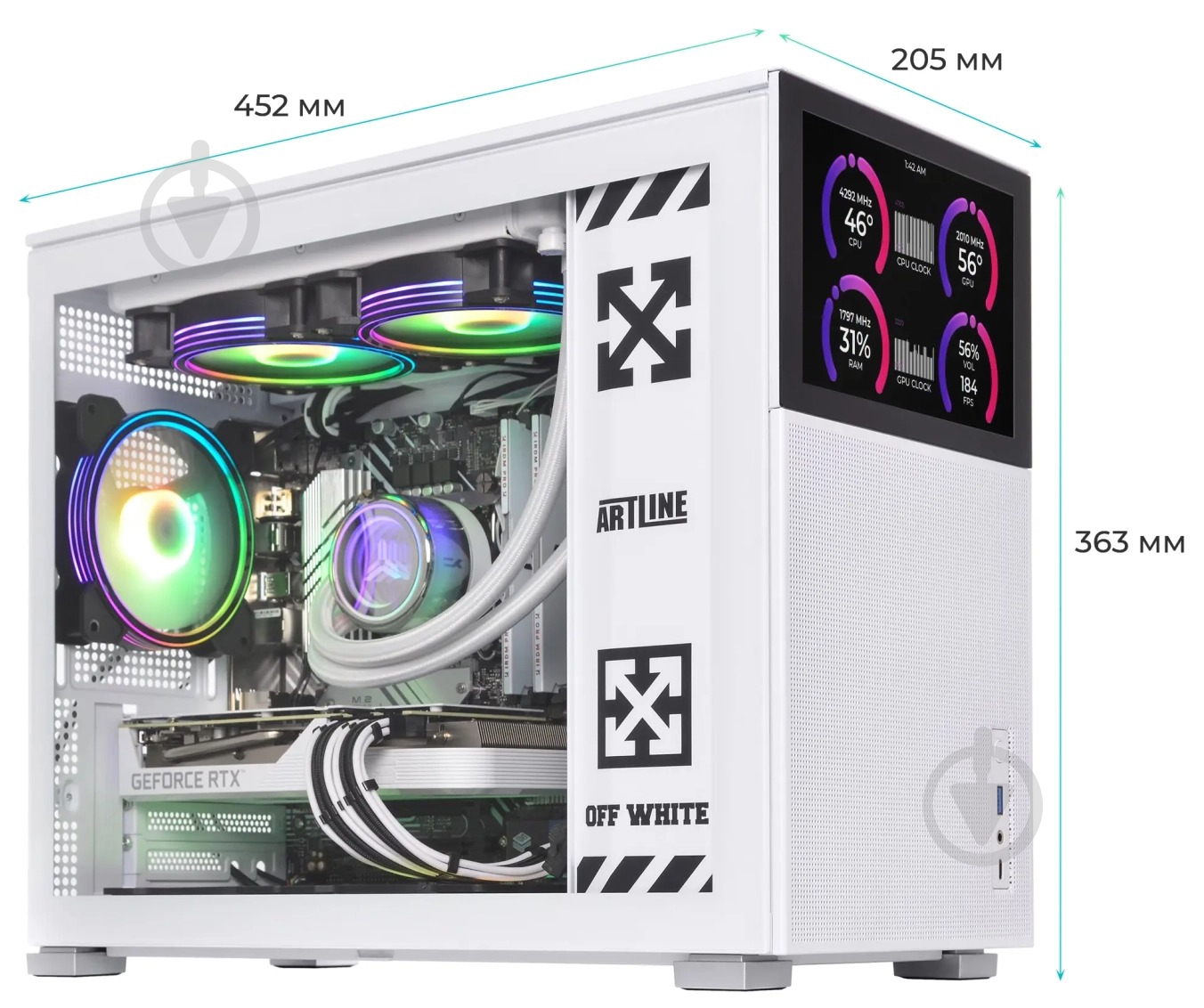 Комп'ютер Artline Gaming D31White (D31Whitev35) white - фото 8
