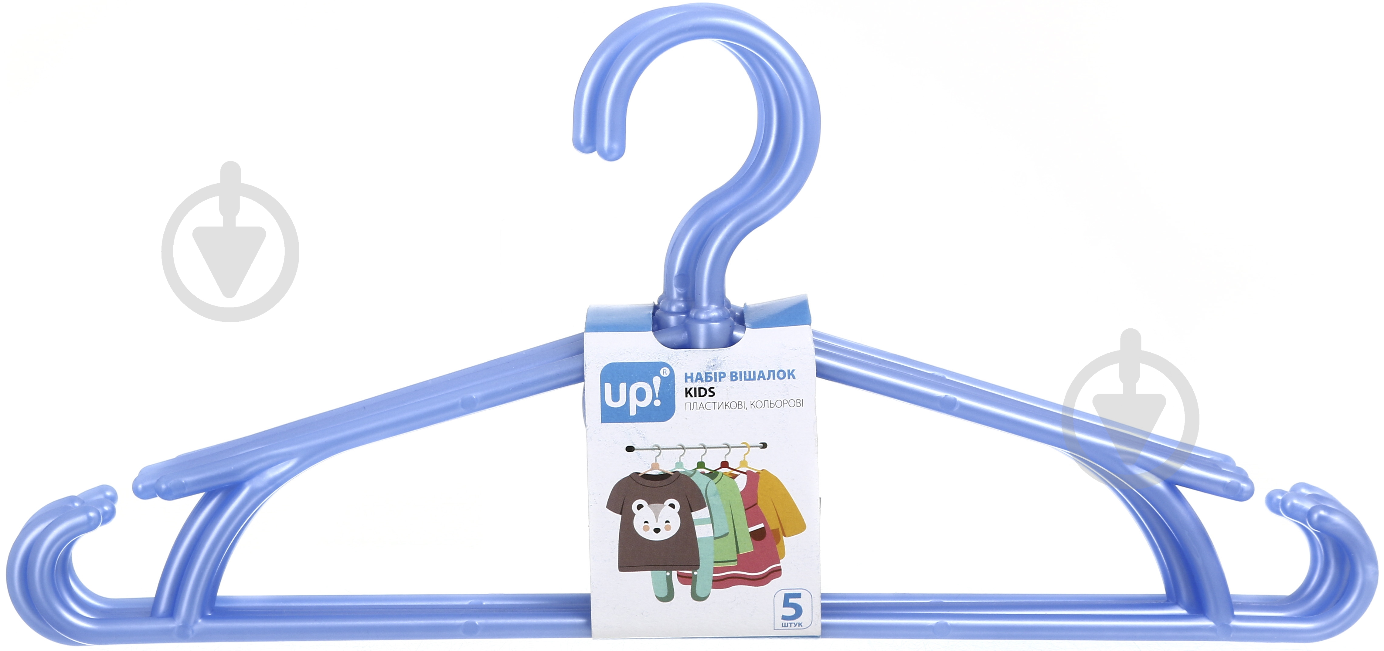Набір плічок UP! (Underprice) дитячих Kids 32 см пластик різнокольоровий 5 шт. - фото 2