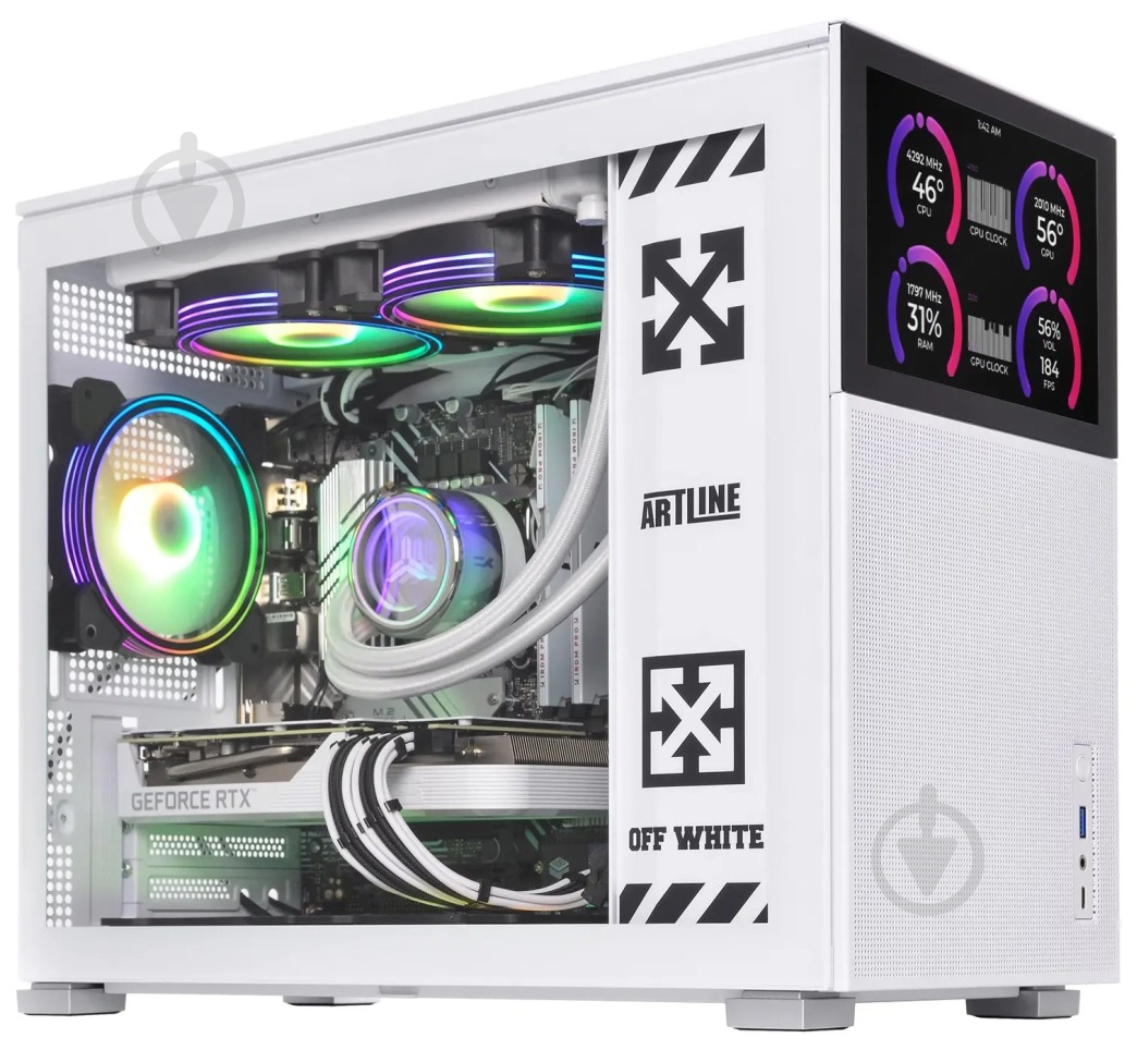 Компьютер Artline Gaming D31WHITE (D31Whitev31) white - фото 6 Компьютер Artline Gaming D31WHITE (D31Whitev31) white - фото 6