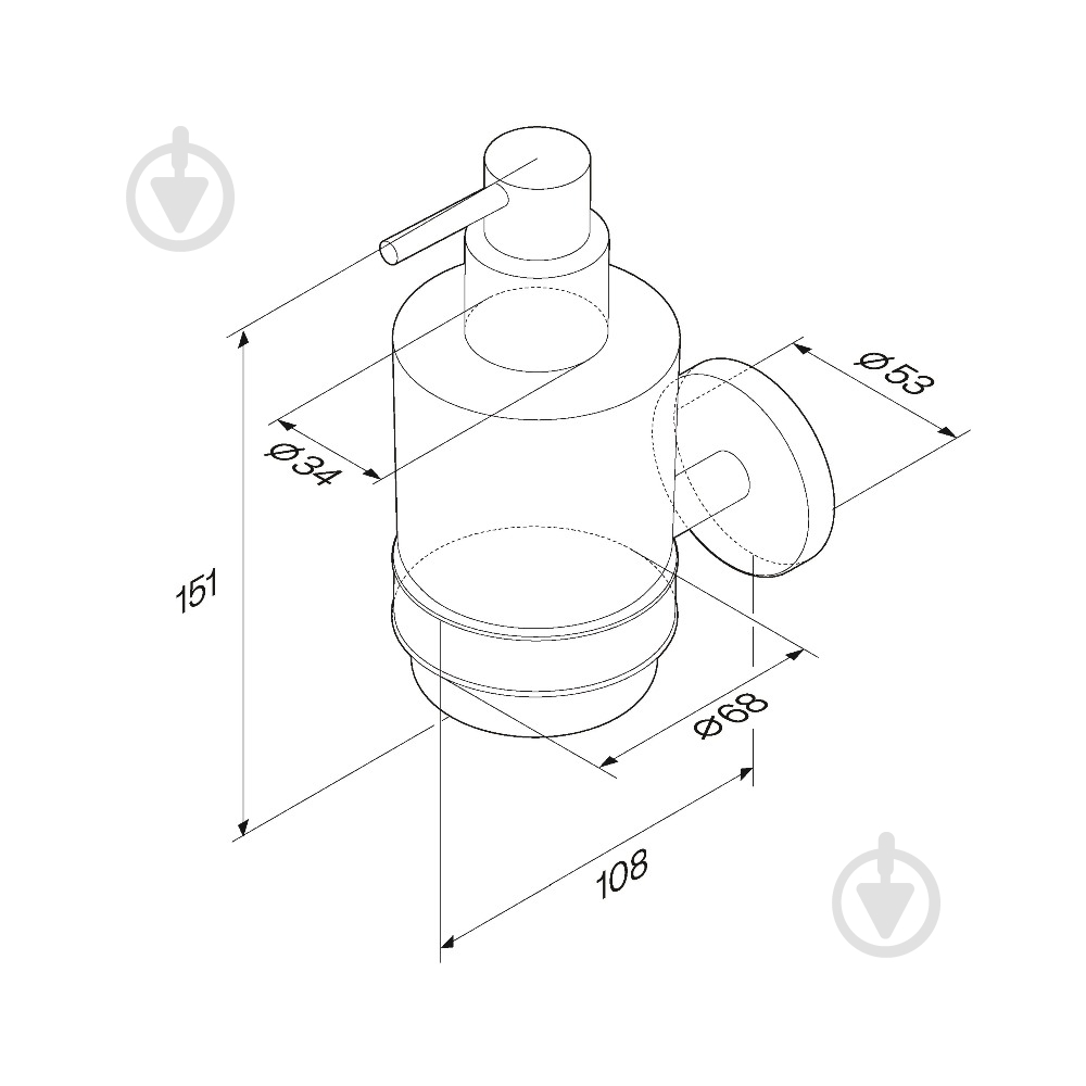 Диспенсер AM.PM X-Joy A85A36922 - фото 7