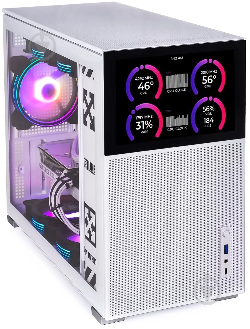 Компьютер Artline Gaming D31White (D31Whitev50) white - фото 11