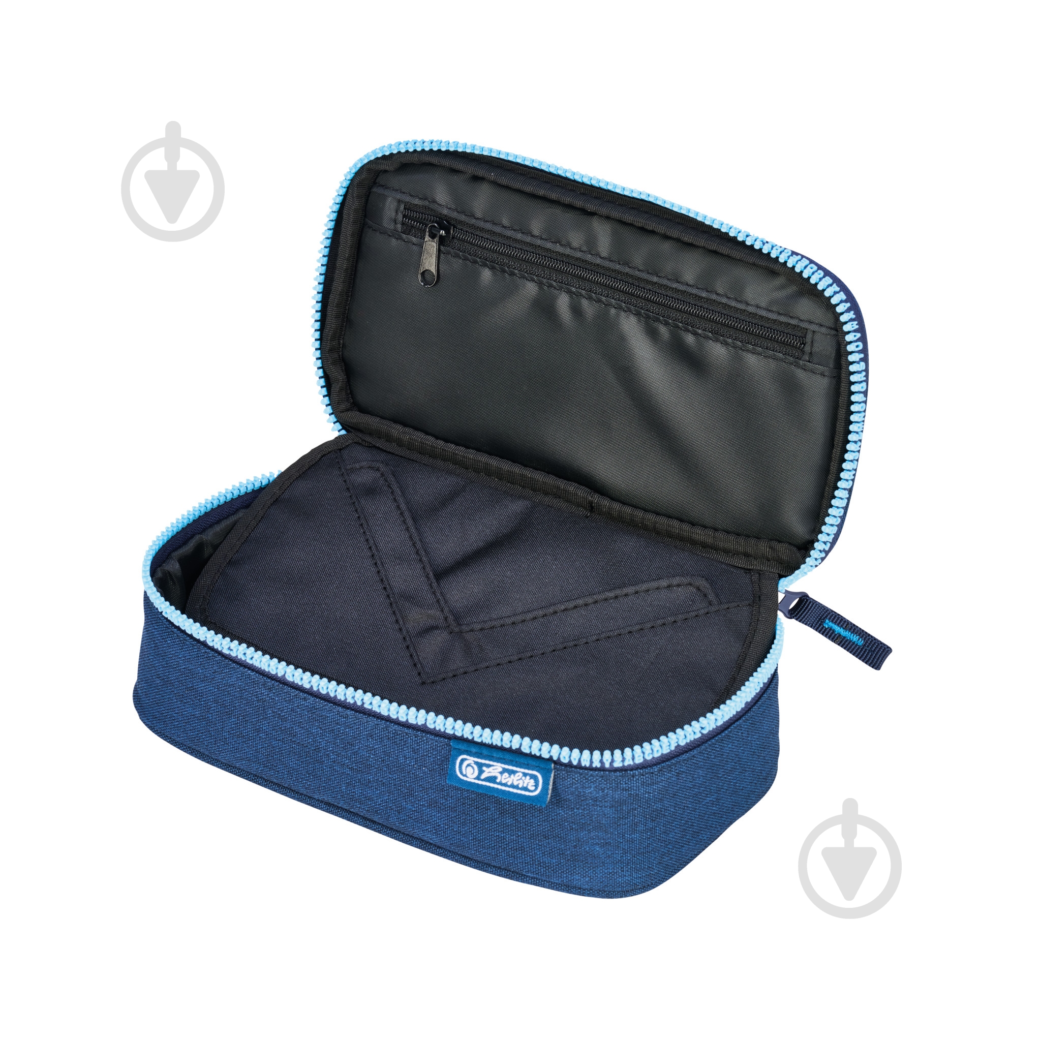 Пенал-бокс Beat Box Dark Blue 50049233 Herlitz синий - фото 3