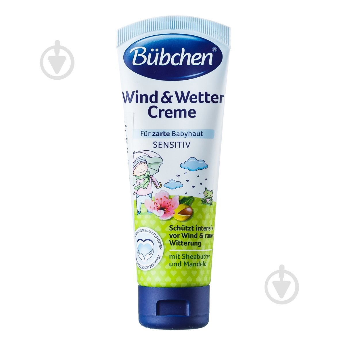 Крем-криопротектор Bubchen от ветра и непогоды 75 мл 150 г (7,61E+12) - фото 1