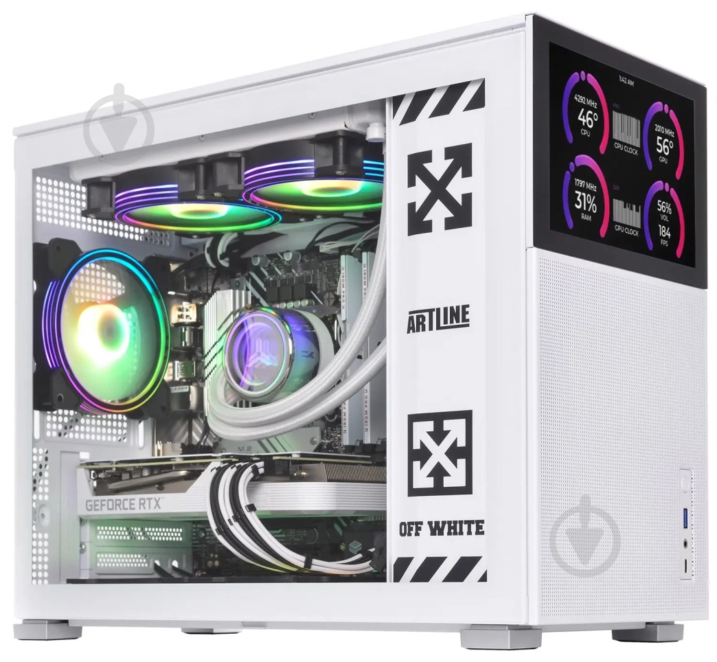 Комп'ютер Artline Gaming D31WHITE (D31Whitev29Win) white - фото 6 Комп'ютер Artline Gaming D31WHITE (D31Whitev29Win) white - фото 6