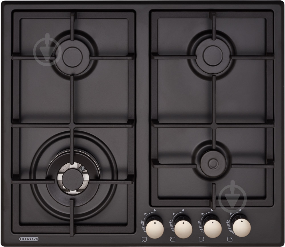 Варочная поверхность газовая Eleyus Nika 60 BL CT - фото 1 Варочная поверхность газовая Eleyus Nika 60 BL CT - фото 1