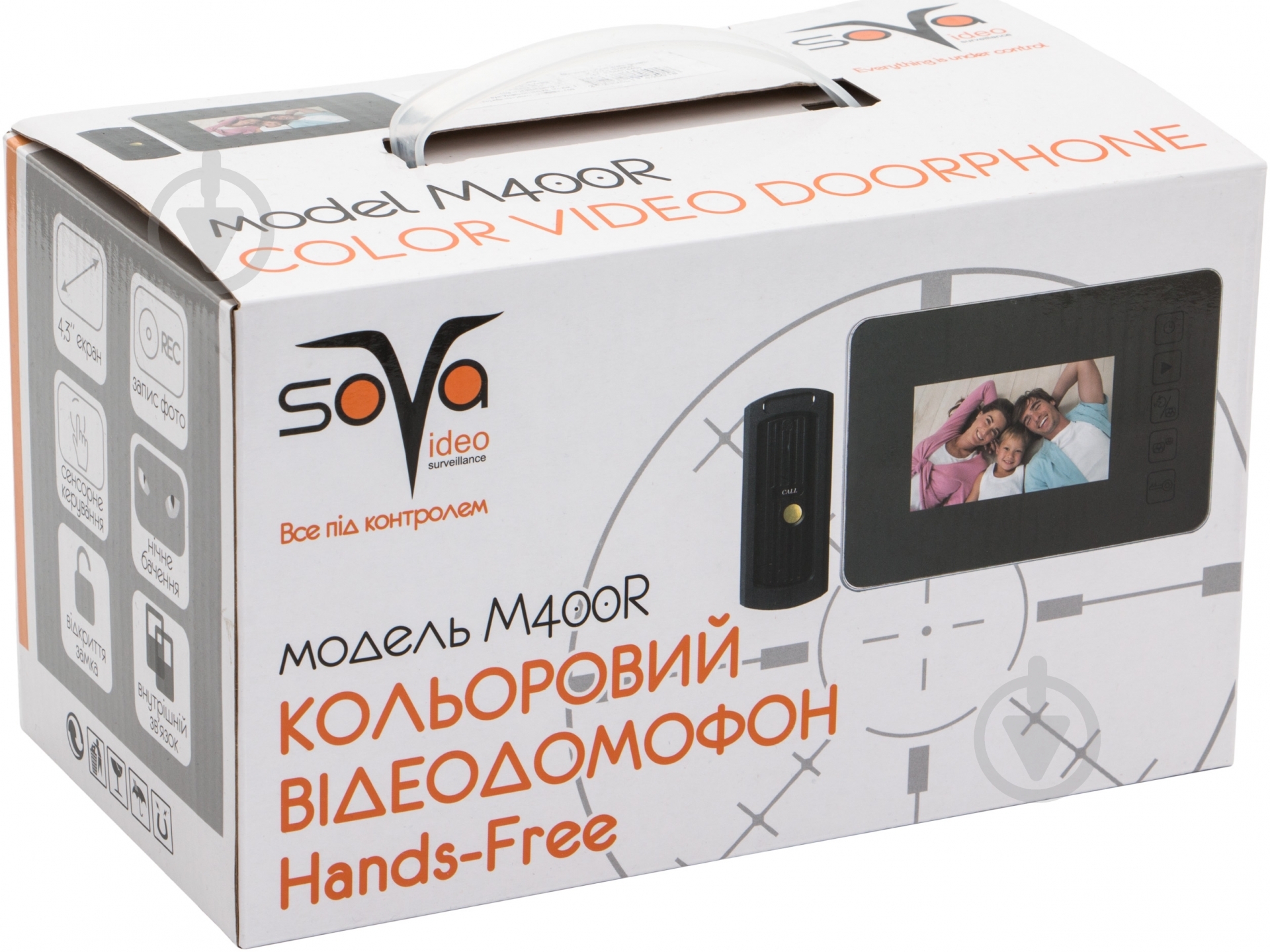 Відеодомофон  Sova М 400 R - фото 7