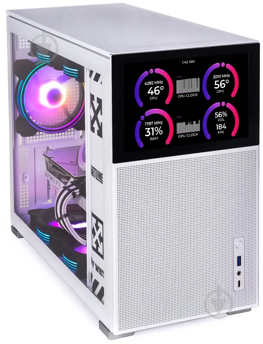 Компьютер Artline Gaming D31WHITE (D31Whitev31Win) white - фото 10