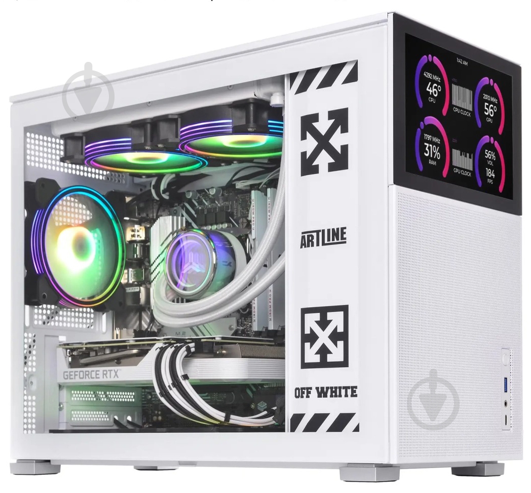 Компьютер Artline Gaming D31WHITE (D31Whitev31Win) white - фото 5